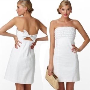 Lilly Pulitzer White Franco Seersucker Dress